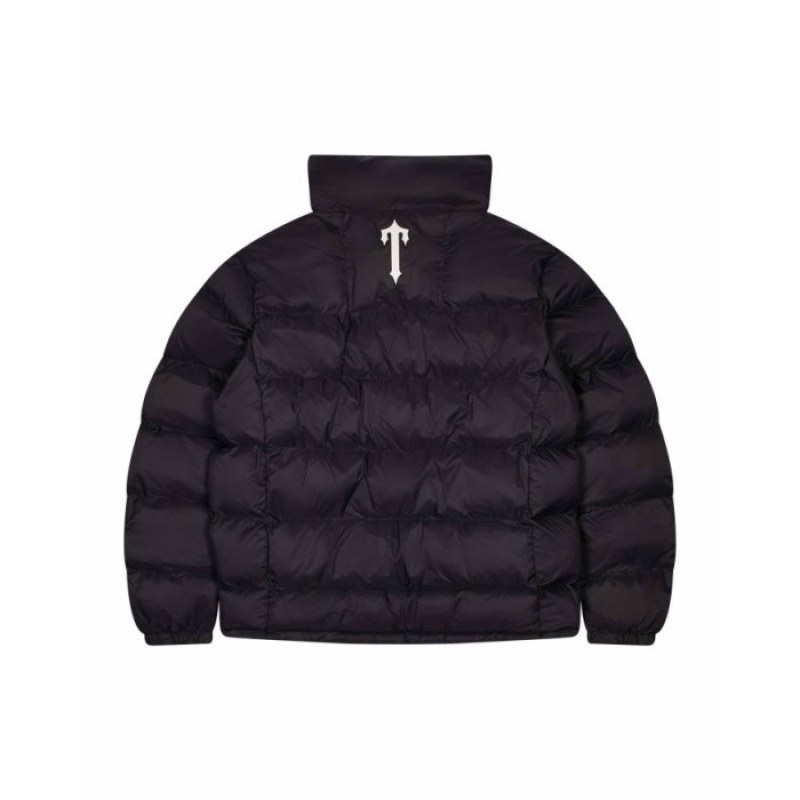 Black Trapstar It's a Secret Puffer Men's Outerwear India | KJ91-734