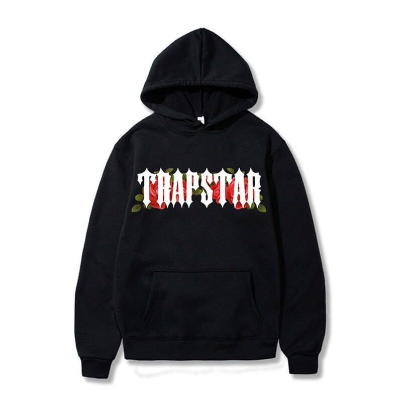 Black Trapstar Long Sleeve Men\'s Hoodie India | TP51-753