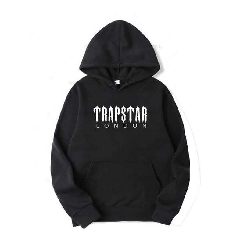 Black Trapstar Streetwear London Galaxy Men\'s Hoodie India | NJ15-577