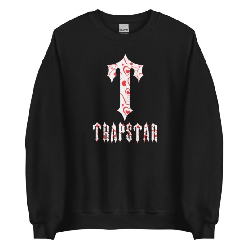 Black Trapstar T-For Men\'s Sweatshirts India | EJ07-126