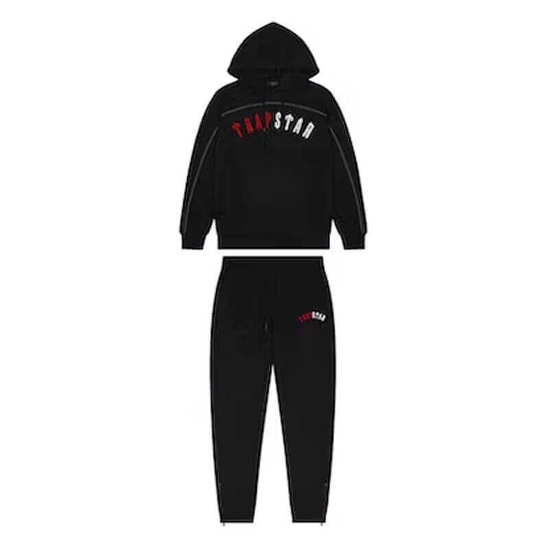 Black Trapstar Warm Irongate Arch Chenille Men\'s Tracksuit India | LY39-956