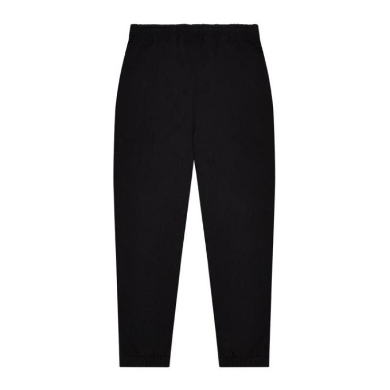 Black Trapstar Wildcard Chenille Jogging Bottoms Men's Pants India | FY14-949