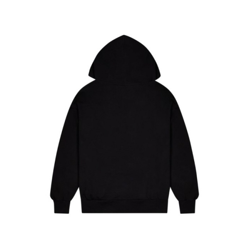 Black Trapstar Wildcard Chenille Zip Men's Hoodie India | RR96-150