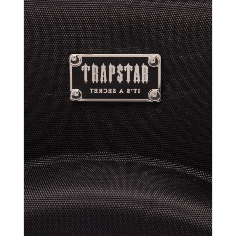 Black / Black Trapstar Hat Men's Bags India | TC14-985