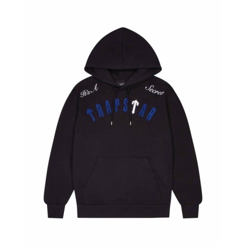 Black / White / Blue Trapstar Irongate Arch It's A Secret Men's Tracksuit India | CX64-495