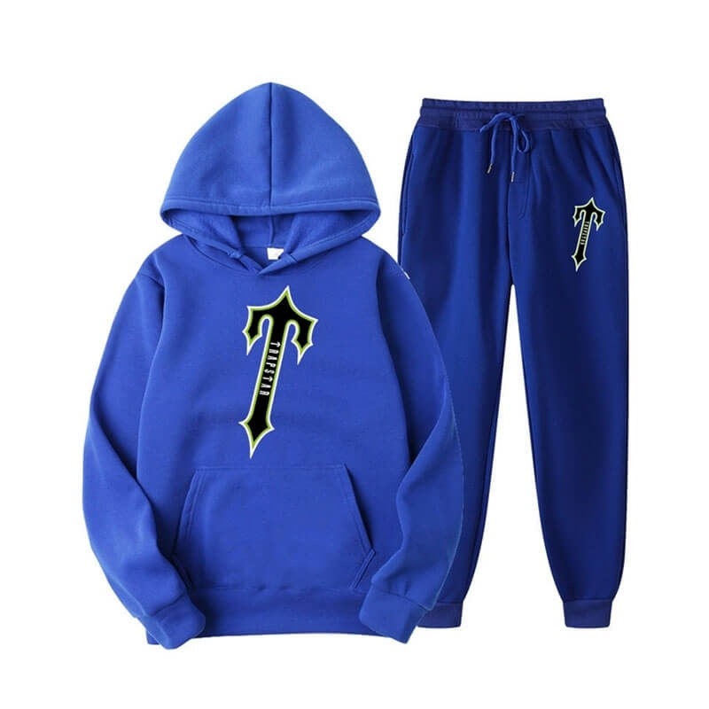 Blue Trapstar Central Tee And Irongate Men\'s Tracksuit India | GN50-176