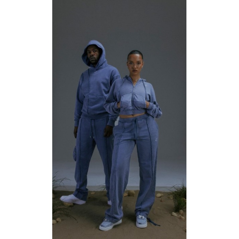 Blue Trapstar Construct Hoodie Men's Tracksuit India | UK39-468