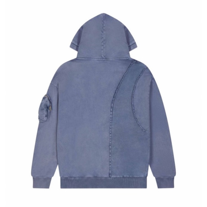 Blue Trapstar Construct Men's Hoodie India | WY05-750