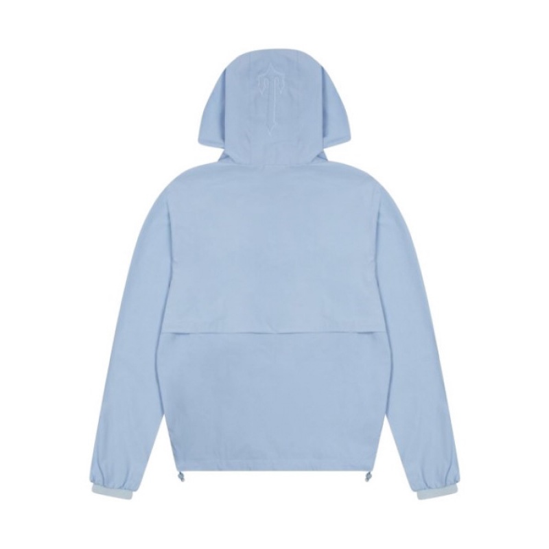 Blue Trapstar Decoded Windbreaker Men's Outerwear India | ZX87-780