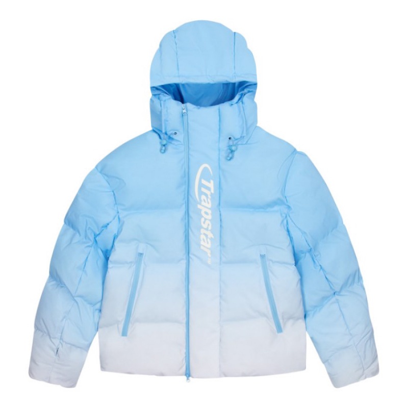 Blue Trapstar Hyperdrive Technical Puffer Men's Outerwear India | IF15-448