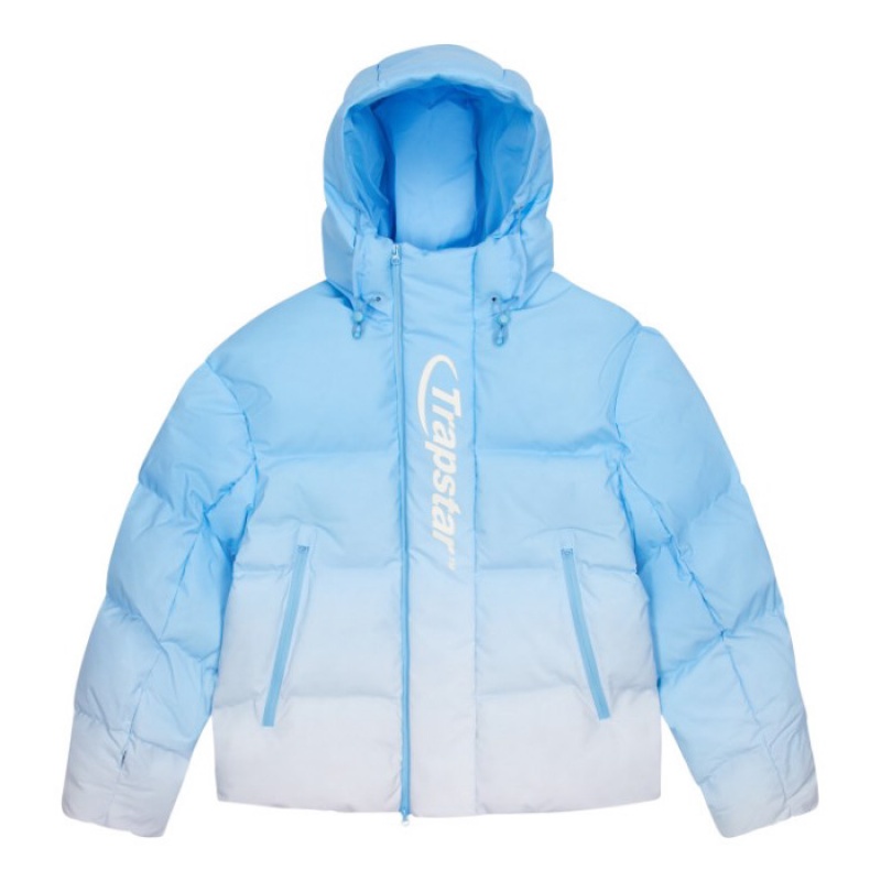 Blue Trapstar Hyperdrive Technical Puffer Men's Outerwear India | IF15-448