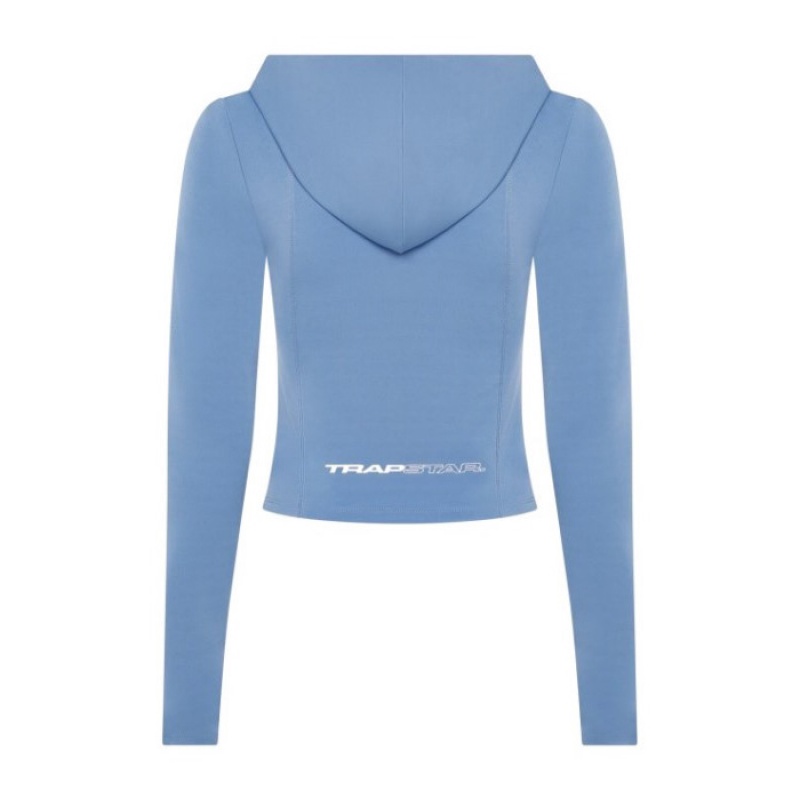 Blue Trapstar TS-Star Zip Women's Top India | PH88-710