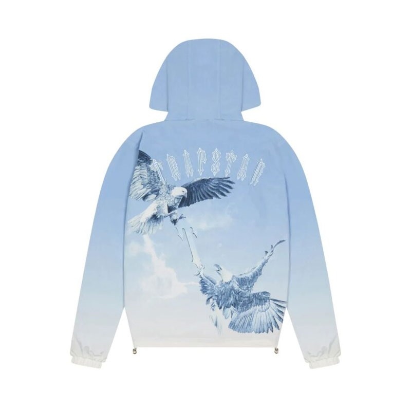 Blue Trapstar Windbreaker Irongate T Flying Bird Men\'s Jackets India | OD92-370