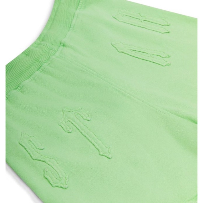 Green Trapstar Irongate Arch Applique Women's Shorts India | VL53-239