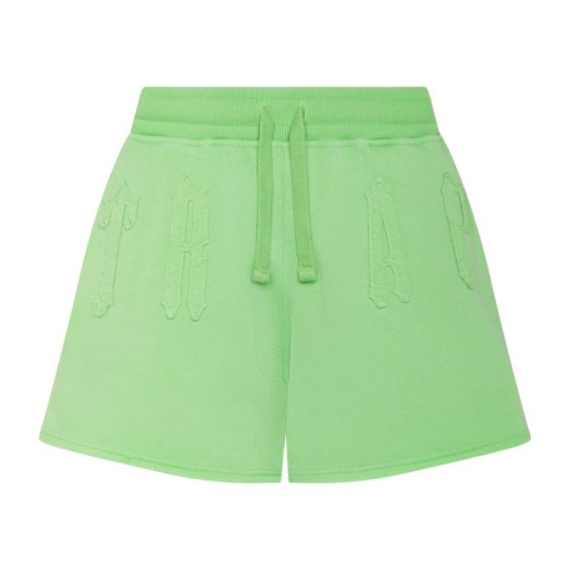 Green Trapstar Irongate Arch Applique Women\'s Shorts India | VL53-239