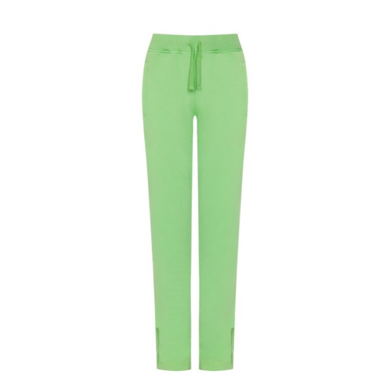 Green Trapstar Irongate Split Leg Jogging Bottoms Women's Pants India | ZR84-071