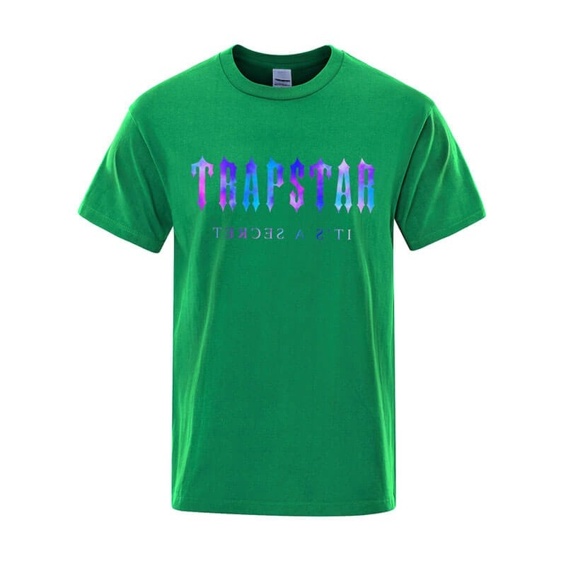 Green Trapstar Soft Short Sleeve Men\'s T Shirts India | RA13-616