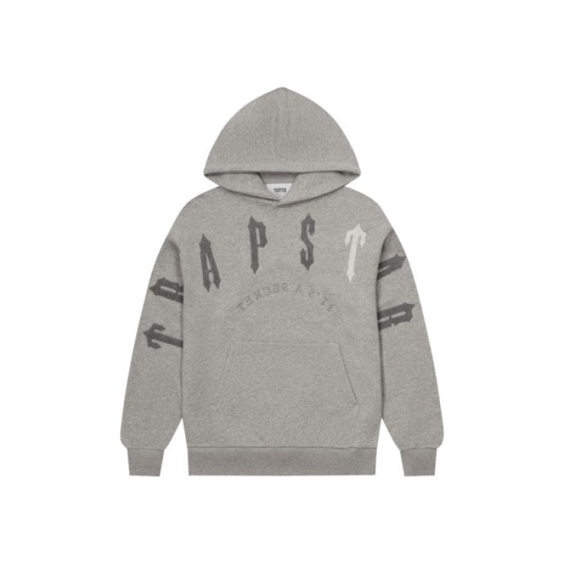 Grey Trapstar Irongate Arch Chenille 2.0 Men's Tracksuit India | CI74-631