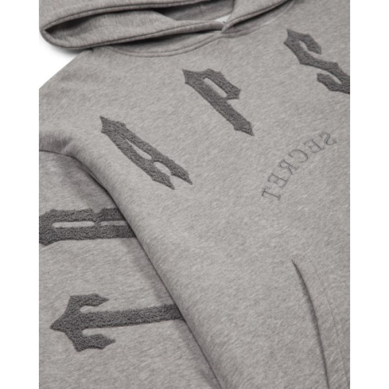 Grey Trapstar Irongate Arch Chenille 2.0 Men's Tracksuit India | CI74-631