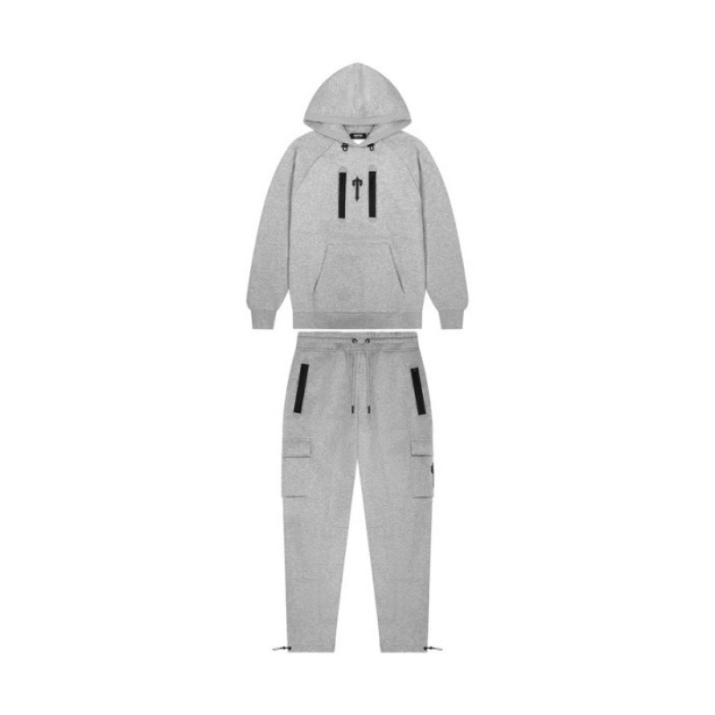 Grey Trapstar Irongate T Trap Fleece Bottoms Men's Tracksuit India | HA26-670