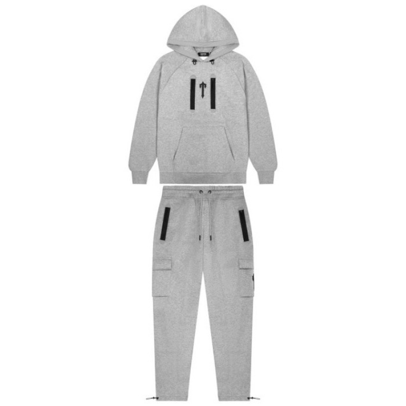 Grey Trapstar Irongate T Trap Fleece Men's Hoodie India | LX63-921