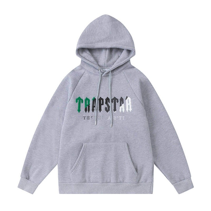 Grey Trapstar Its a Secret Men\'s Hoodie India | ND49-206