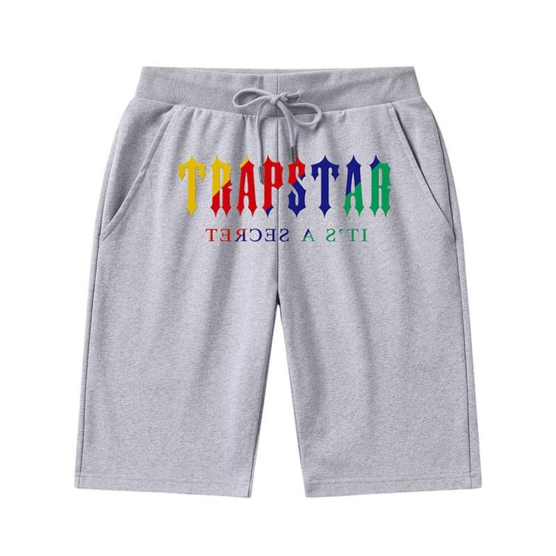 Grey Trapstar It\'s a Secret Shinning Galaxy Men\'s Shorts India | LZ06-855