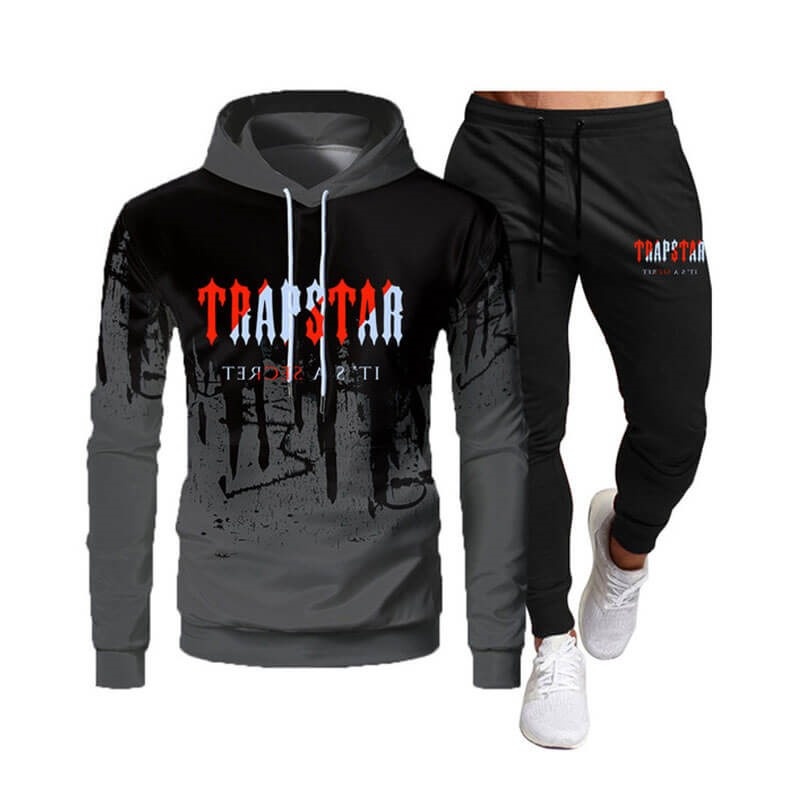 Grey Trapstar It\'s a Secret Streetwear Men\'s Tracksuit India | BU04-153