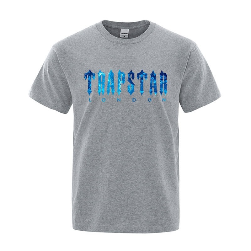 Grey Trapstar London Chenille Tee Men\'s T Shirts India | OG84-159