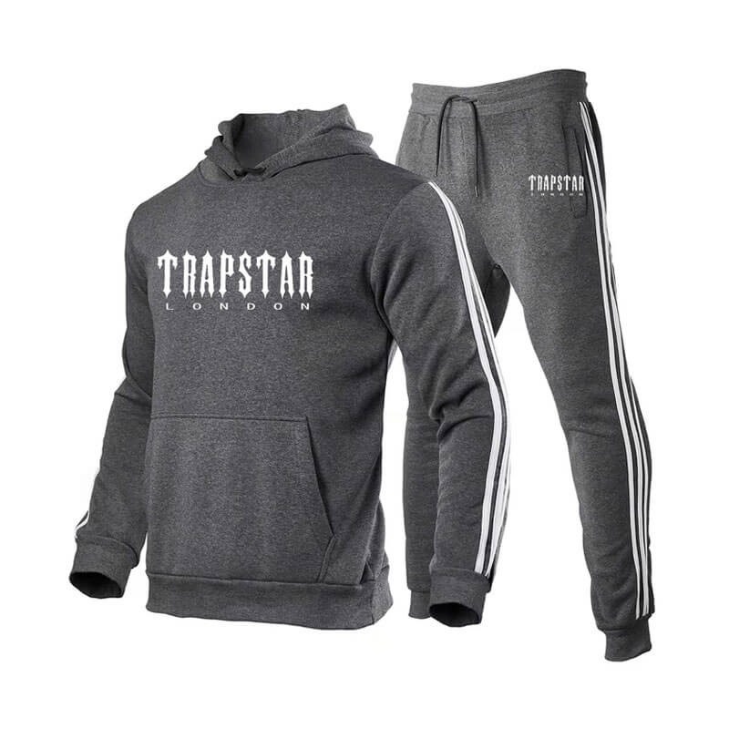 Grey Trapstar London Printed New Winter Men\'s Tracksuit India | NQ20-591