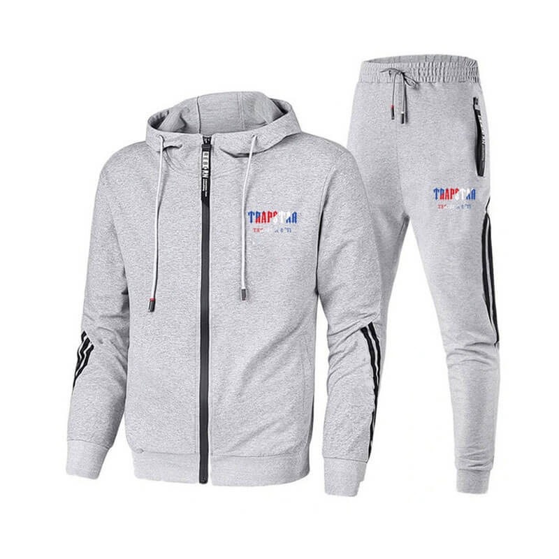 Grey Trapstar Sportwear Logo Men\'s Tracksuit India | KI72-230