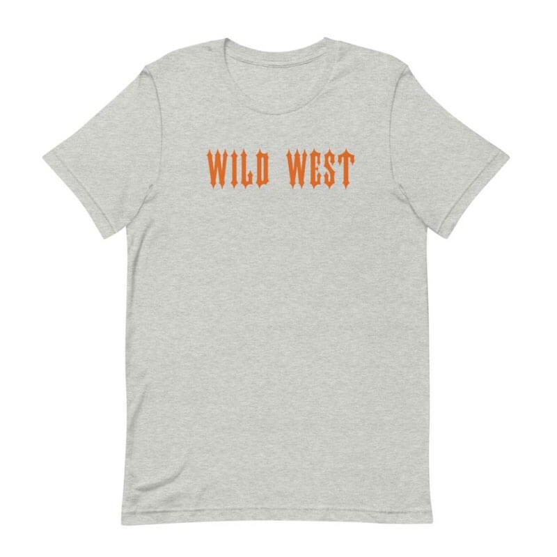 Grey Trapstar Wild West Men\'s T Shirts India | QC20-223