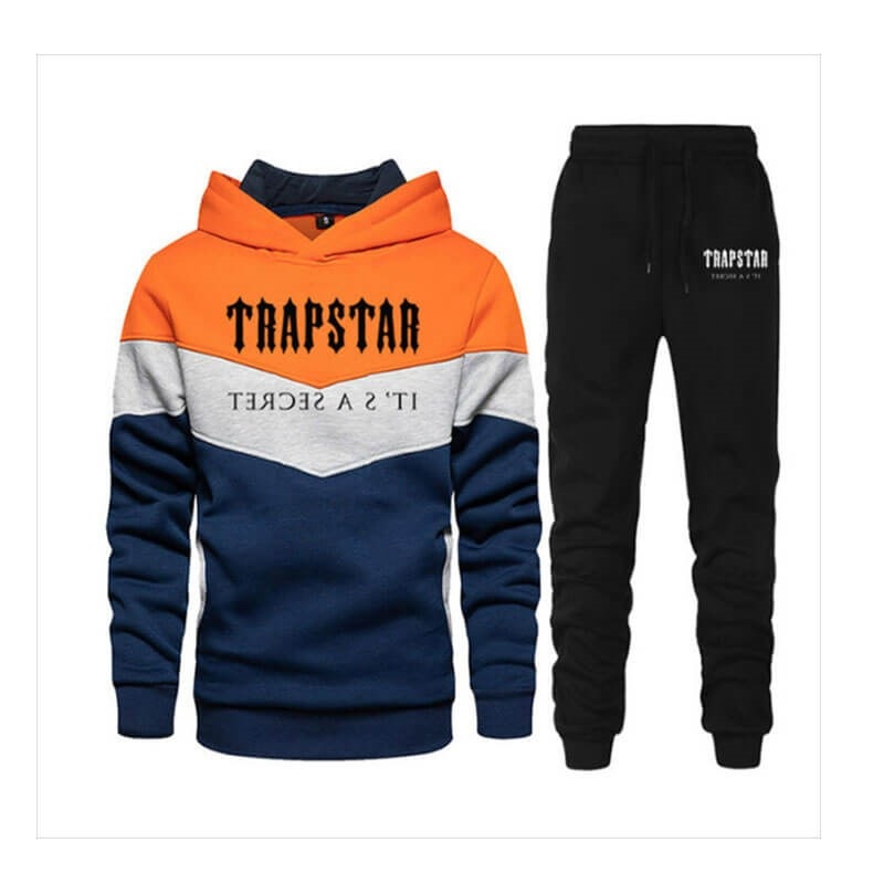 NavyBlue Trapstar Jogging Suit Men\'s Tracksuit India | HX43-488