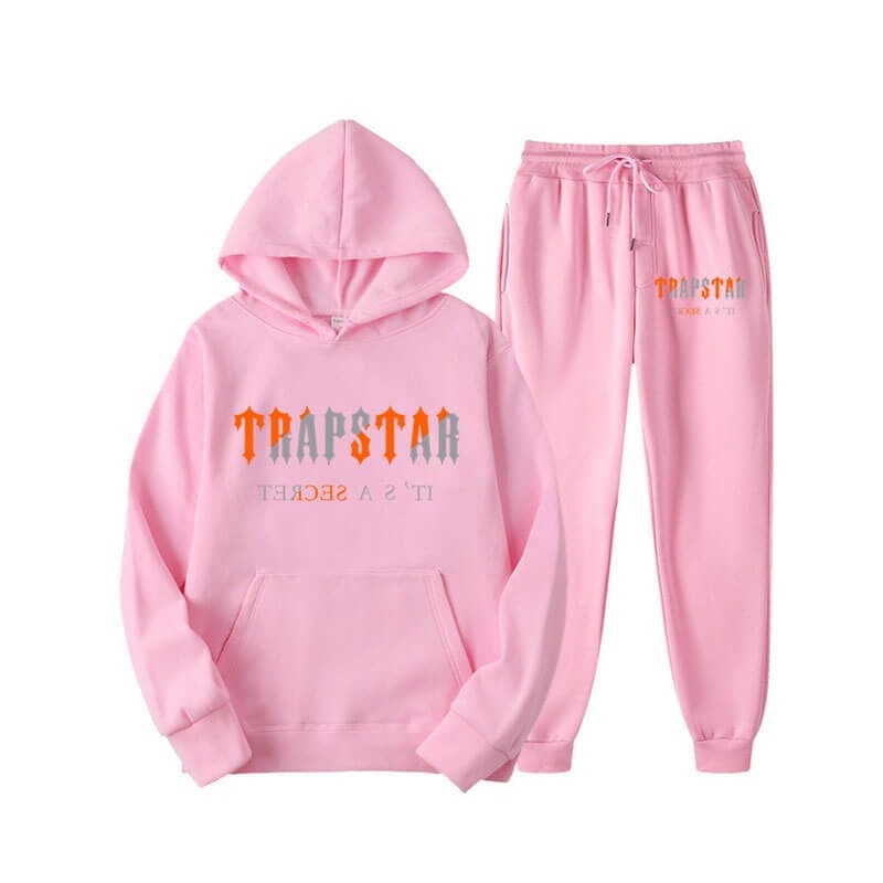 Pink Trapstar Fleece It\'s Secret Men\'s Tracksuit India | GG04-394