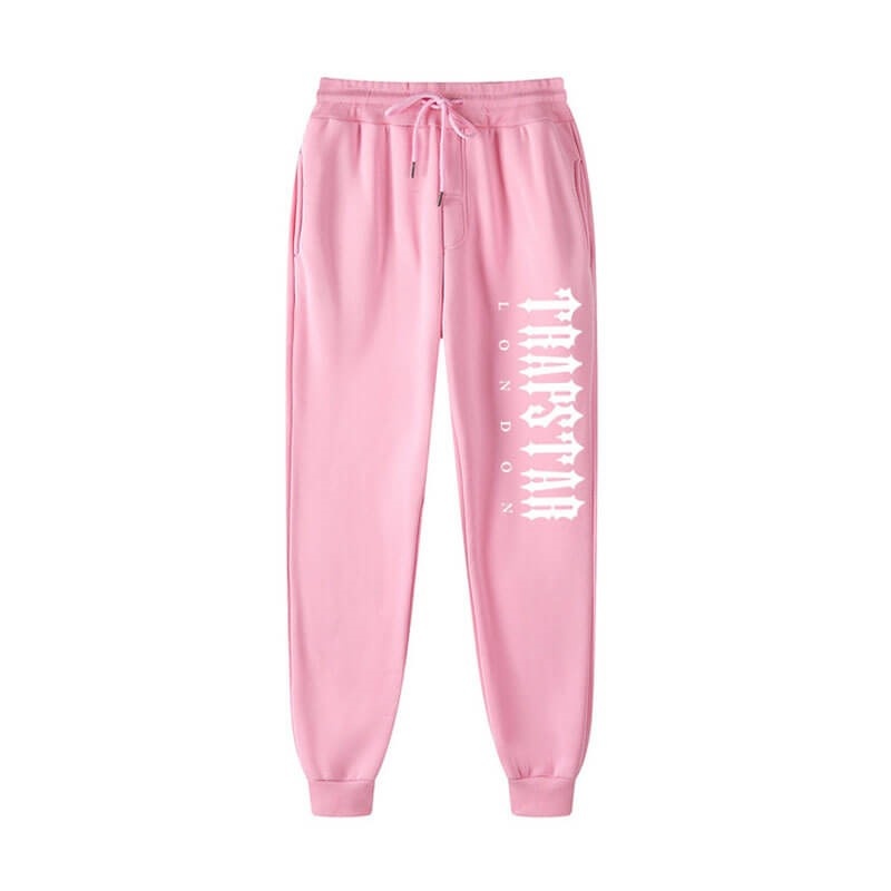 Pink Trapstar Fleece London Shining Men\'s Pants India | YA10-055