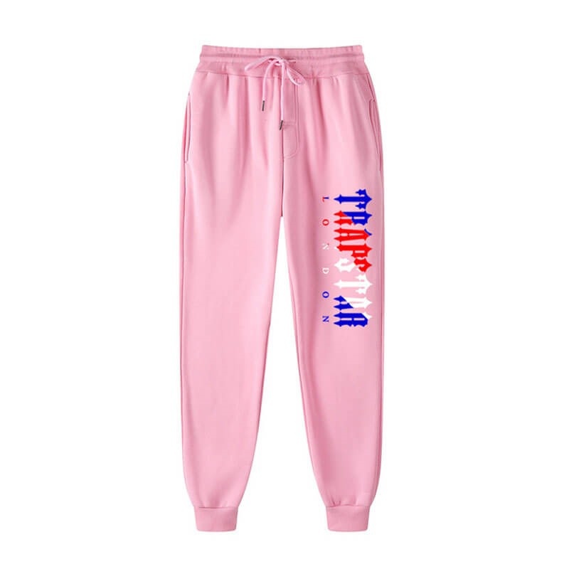 Pink Trapstar Fleece London Shining Men\'s Pants India | PJ49-489