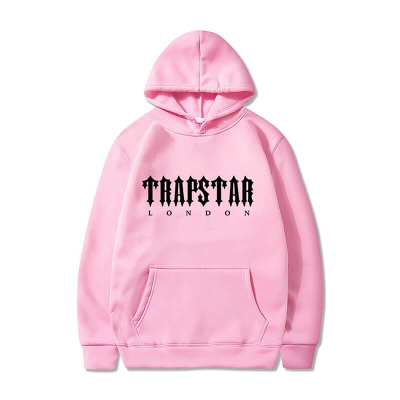 Pink Trapstar London City Men\'s Hoodie India | FT07-524