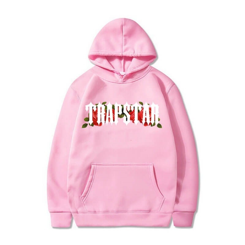 Pink Trapstar Long Sleeve Men\'s Hoodie India | TE67-682