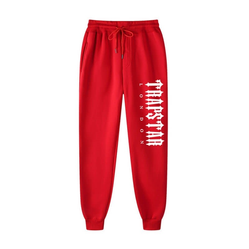 Red Trapstar Fleece London Shining Men\'s Pants India | KG28-049