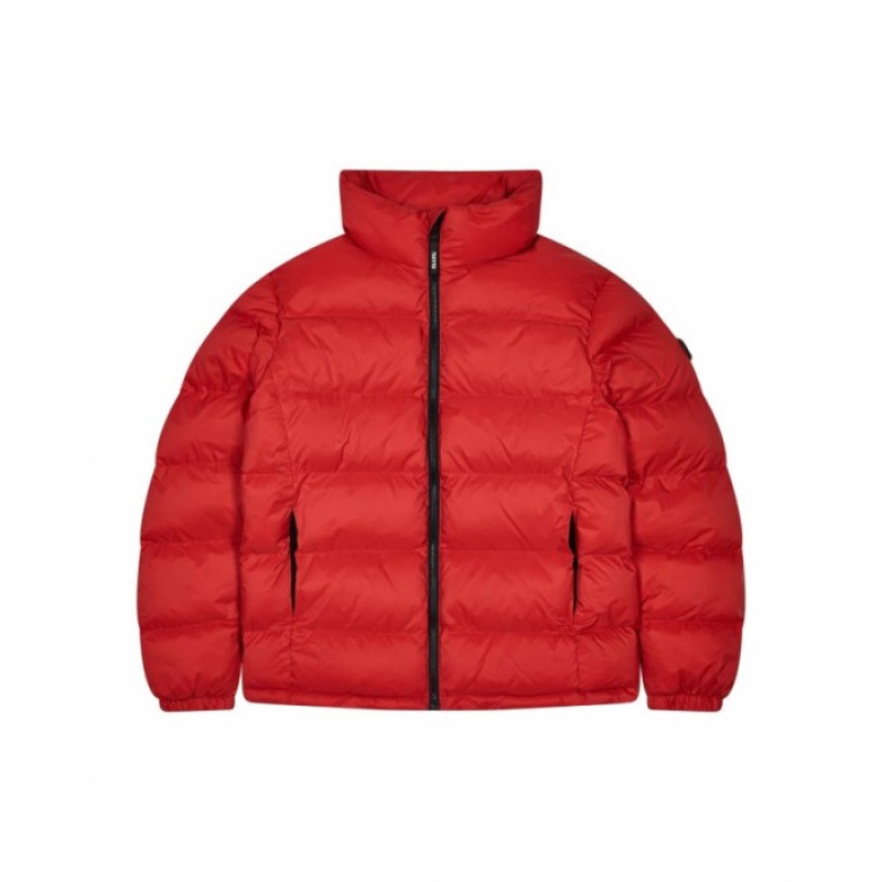 Red Trapstar It\'s a Secret Puffer Men\'s Outerwear India | YH37-583