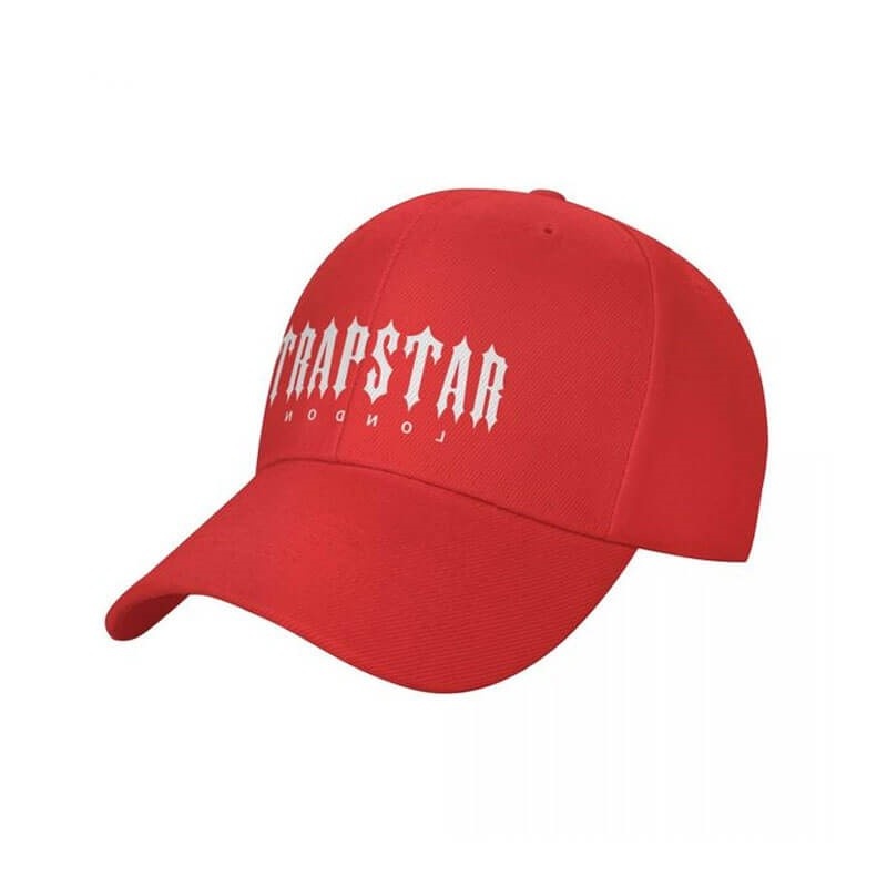 Red Trapstar London Baseball Caps Men\'s Hats India | QB20-797