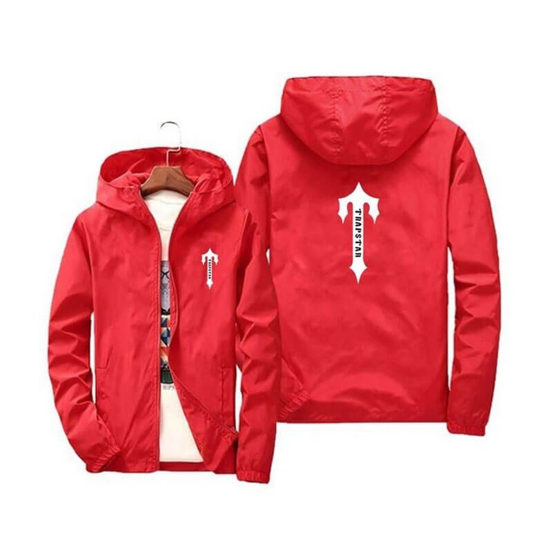 Red Trapstar Quick Dry Sports Men\'s Jackets India | DP20-569