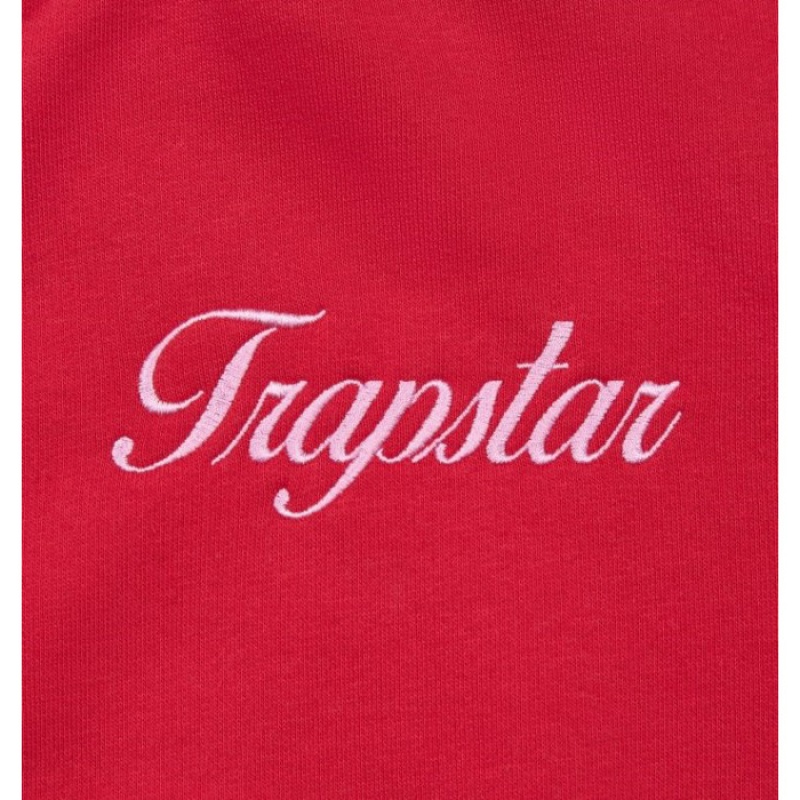 Red Trapstar TS-Star Zip Up Track Women's Top India | AK22-600