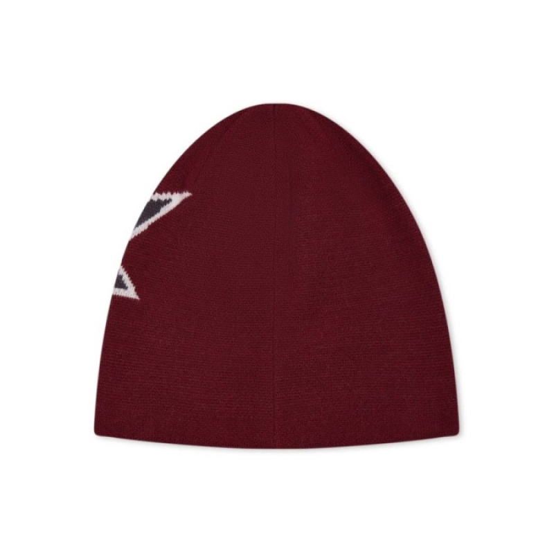 Red Trapstar TS Star Beanie Men's Hats India | YI07-044