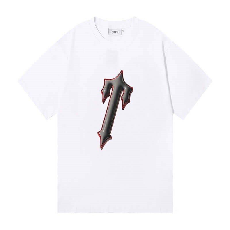 White Trapstar Central Tee And Irongate Men\'s T Shirts India | SX83-196