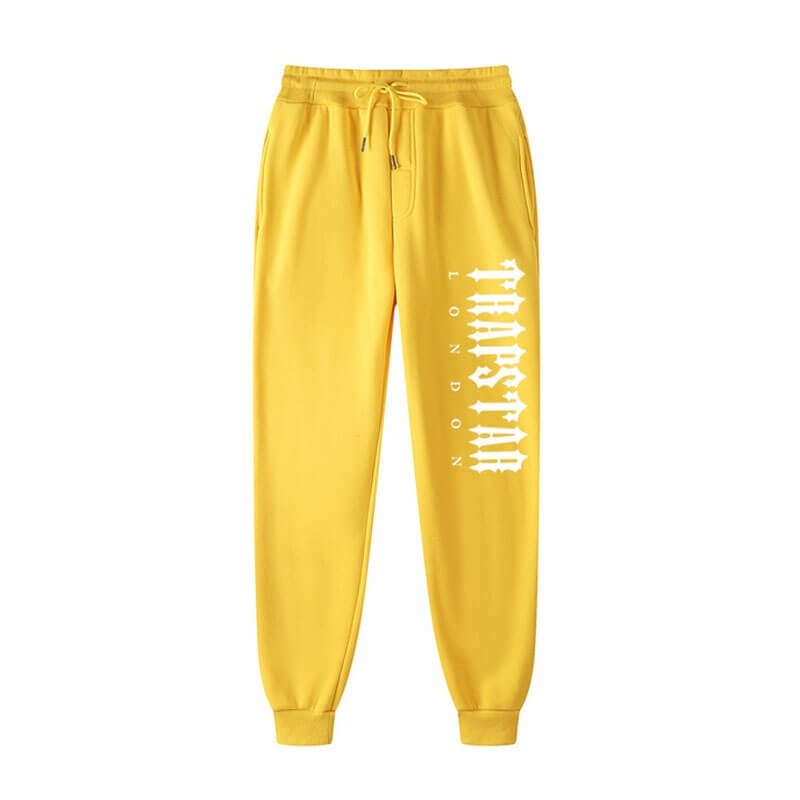 Yellow Trapstar Fleece London Shining Men\'s Pants India | AX62-882