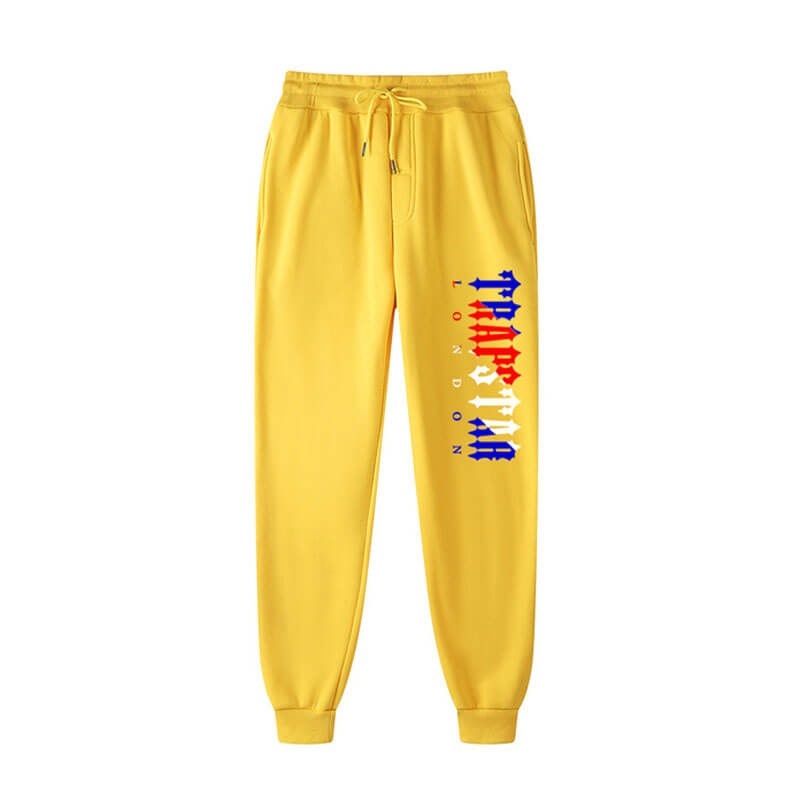 Yellow Trapstar Fleece London Shining Men\'s Pants India | NO93-222