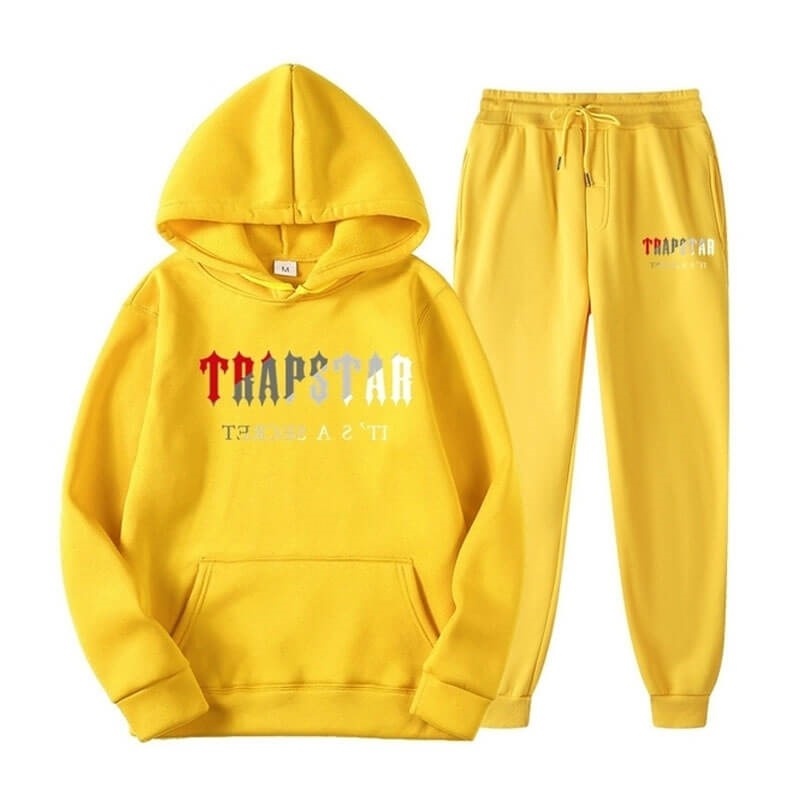 Yellow Trapstar It\'s A Secret Men\'s Tracksuit India | NN06-365