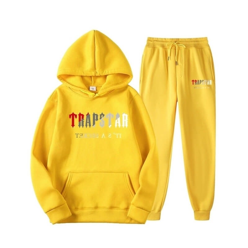 Yellow Trapstar It\'s Secret Men\'s Tracksuit India | CQ08-747