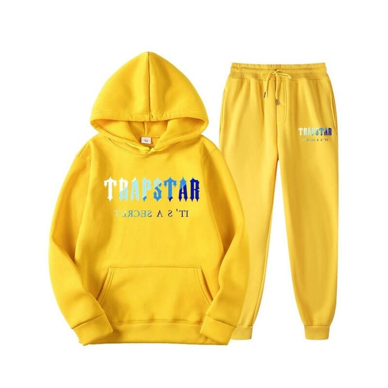 Yellow Trapstar It\'s a Secret Shining Men\'s Tracksuit India | HN95-121